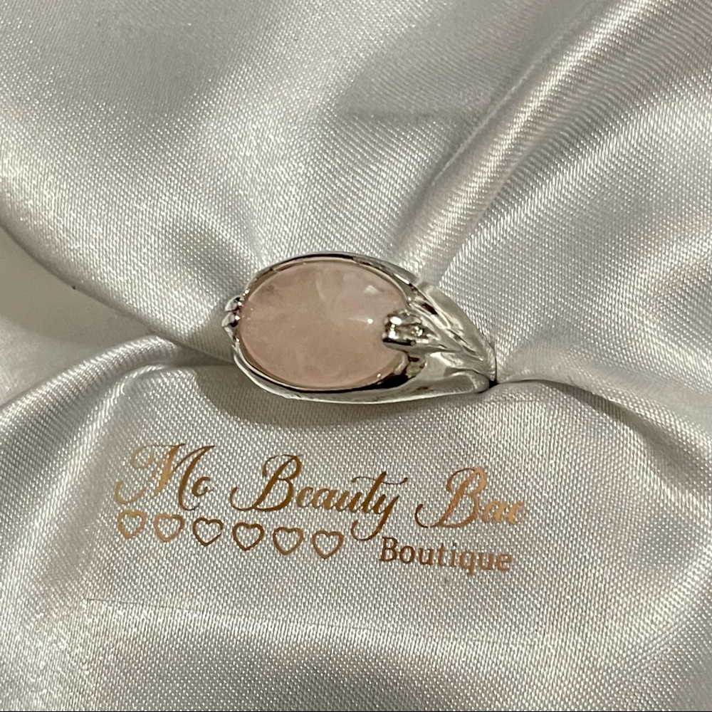 Rose Quartz Ring - Picture 2 of 5